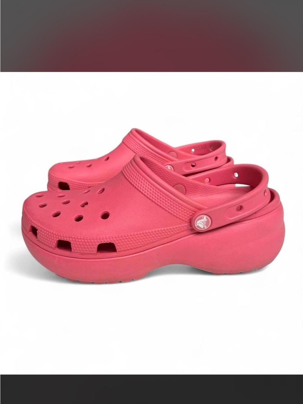Crocs Classic Platform Clogs Women's Size 10 Hyper Pink
